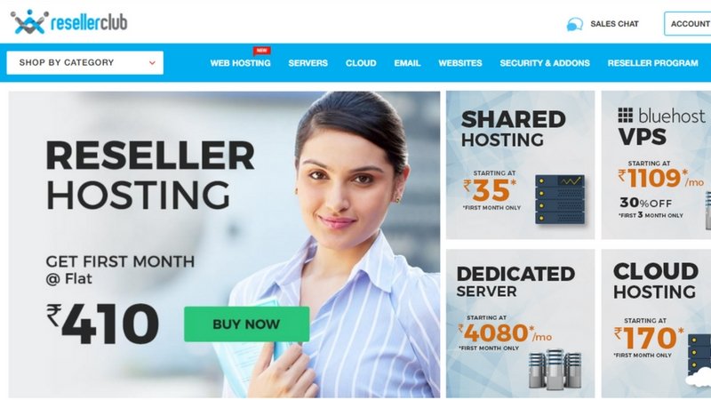 Resellerclub hosting - www.techactive.in