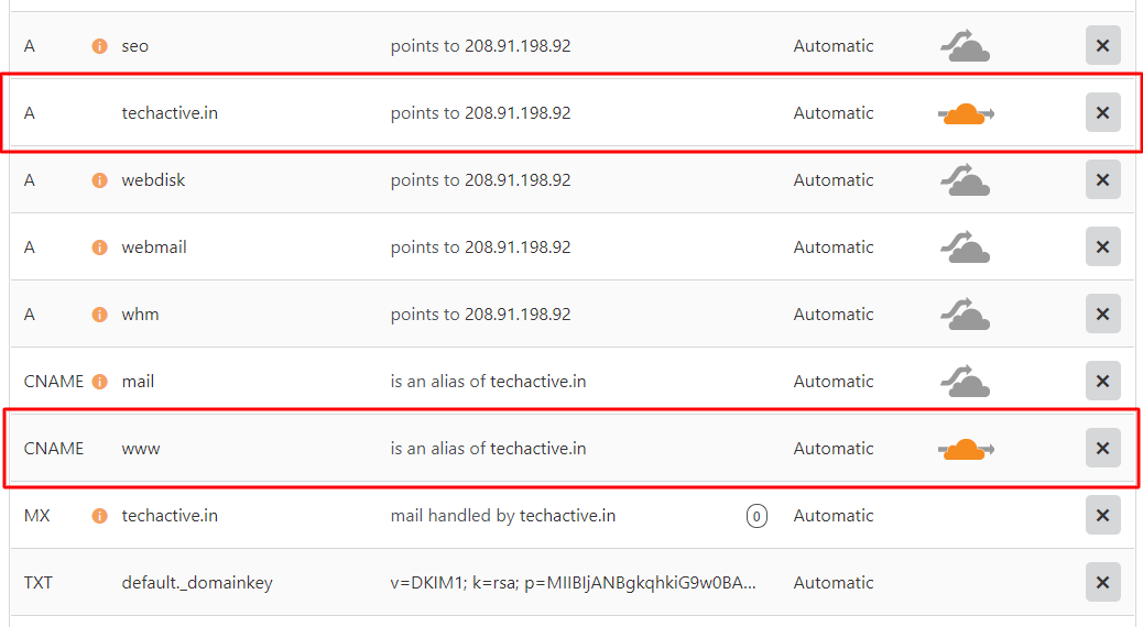 cloudflare DNS